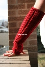 Romantic Above the Elbow Arm Warmers by Toni M. Fox-Free