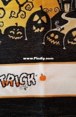 Trick or treat kitchen towel