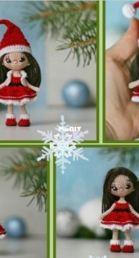 Alenkor Toys - Elena Kuznetsova - Christmas Doll