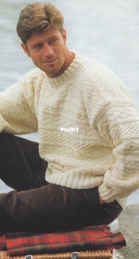 Mansand Boys Sweater - Vintage Pattern