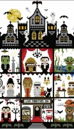 The Witchy Stitcher - Universal Monster Stitchalong PCS + XSD
