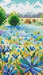 M.P. Studio M-528 - Cornflower Field