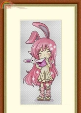 Bunny with Letter by Alexandra Zamorina