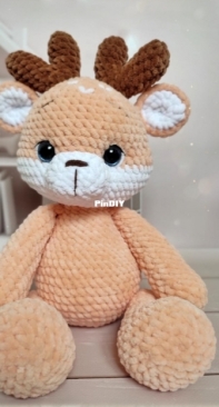 zefirka.vlg - Valentina Vashchenko - Валентина Ващенко - deer plush - Олененок плюш - Russian