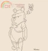 Janlynn 1135-89 Pooh sketch