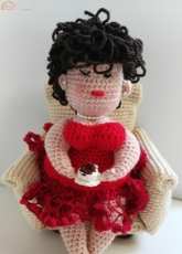women in red