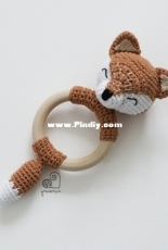Yarn Wave - Banga Vaicekauskiene - Lucy the fox rattle