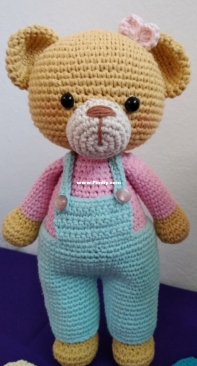 Kuchikuchi Amigurumi - Carolina - Jasmine Bear - Osita Jazmín - Spanish
