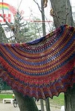 Black Hole Sun Shawl/Wrap by Alice Twain-English,Italian-Free