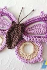 Unknown designer - Butterfly  Applique - Dutch - Translated