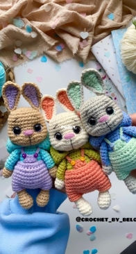Crochet by Belousova - Happy Loops - Irina Belousova - Honey Bunny
