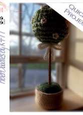 Fiber Doodles - K4TT - Tranquil Topiary