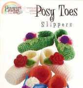 Gourmet Crochet - Carolyn Christmas Designs - Carolyn Christmas - Posy Toes Slippers