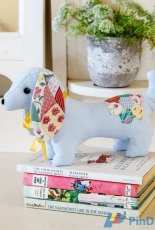 stuffed animal dog  pattern