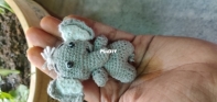 Crochet brooch