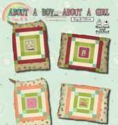 Hatched and Patched-About A Boy... About A Girl - Bag and Pillow/Free Pattern