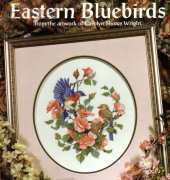 Eastern Bluebirds From Country Cross Stitch Book 91