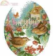 Anchor - Wrens and Honeysuckle from Cross Stitch Gold 84 XSD