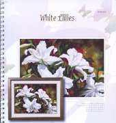 I Love CrossStitch ILCS AFN-002 - White Lilies