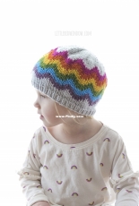 Rainbow Waves Hat by Cassandra May
