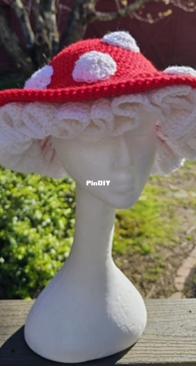 Wonderland Patterns - Elyse A. Eades - Toadstool Mushroom Hat