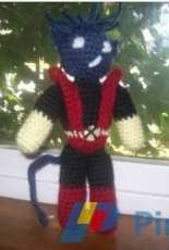 Alli Joy Designs - Allison Isaac - Nightcrawler The Teleporting Amigurumi - Free