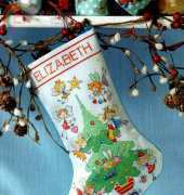 Fairy Stocking from Cross Stitch Crazy 170