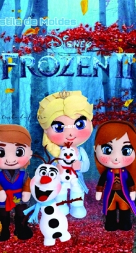 Cantinho do Feltro - Fabiana Cristina - Frozen II - Portuguese
