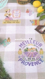 Les Brodeuses Parisiennes - LBP - Torchon Eau de Lavande by V. Enginger PCS