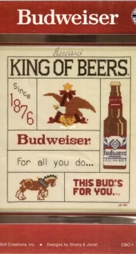 Cotton Boll Creations -  CBC1 Budweiser by Sheila & Janet