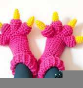Knits for Life- Lorna Watt - Monster Slippers