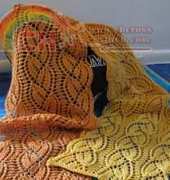 Bellflower Summer Scarf by Linda Jennings