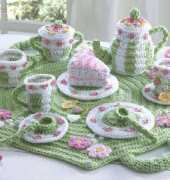 Maggies Crochet - Donna Collinsworth PB011 Tea Party Set