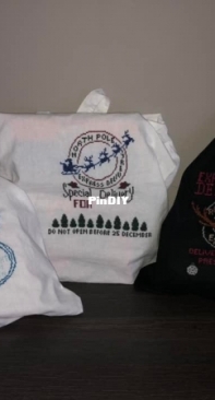 christmas bags - los disenos de inma etsy