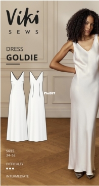 Viki Sews - Dress Goldie - ПЛАТЬЕ ГОЛДИ - Russian