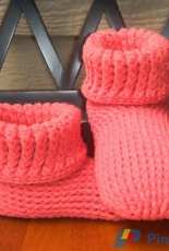 Adorish Originals - Stacey Tallman - Knit Look Slipper Boots Adult