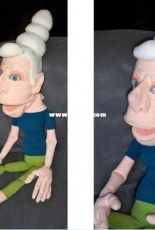 Michaela Harder-Baumann - Grandma Hand Puppet -  Russian - Translated