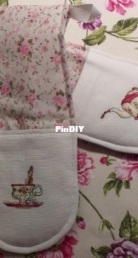 Double oven glove/Guanto forno doppio