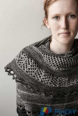 The Rain Outside Shawl by Sylvia Bo Bilvia/ Softsweater Knits
