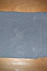 Deep blue hand died fabric