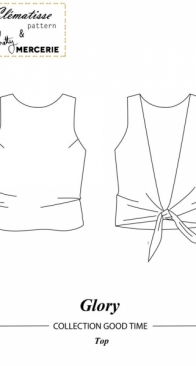 Clematisse Pattern - Top Glory - Size 34-48 - French