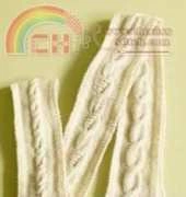Lion Brand-70808AD-Aran Cable Scarf-Free Pattern