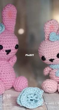 Two Pink Bunnies