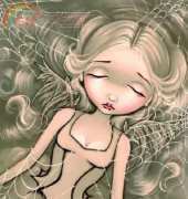 HAED HAEJBG 3261 Sleeping With Spider Webs by Jasmine Becket‐Griffith