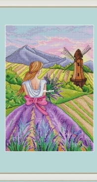 Flower Fields Lavender by Irina Podkopaeva  XSD