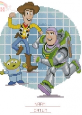 Vervaco 70.902 Toy Story Birth Record