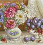 PANNA H-1294 Still life with asters / Натюрморт с астрами