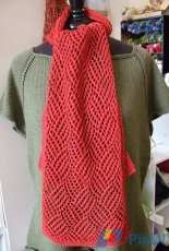 Gridwork Scarf by Janelle Martin /Eclectic Closet-English-Free