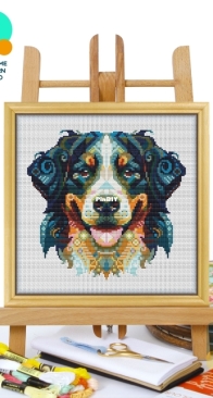 Awesome Pattern Studio - CS684 - Mandala Berner Sennenhund XSD