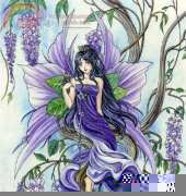 HAED HAEMD108 Wisteria Fairy by Meredith Dillman